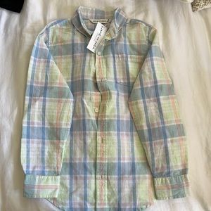 Boys Janie and Jack Pastel Holiday Button Down